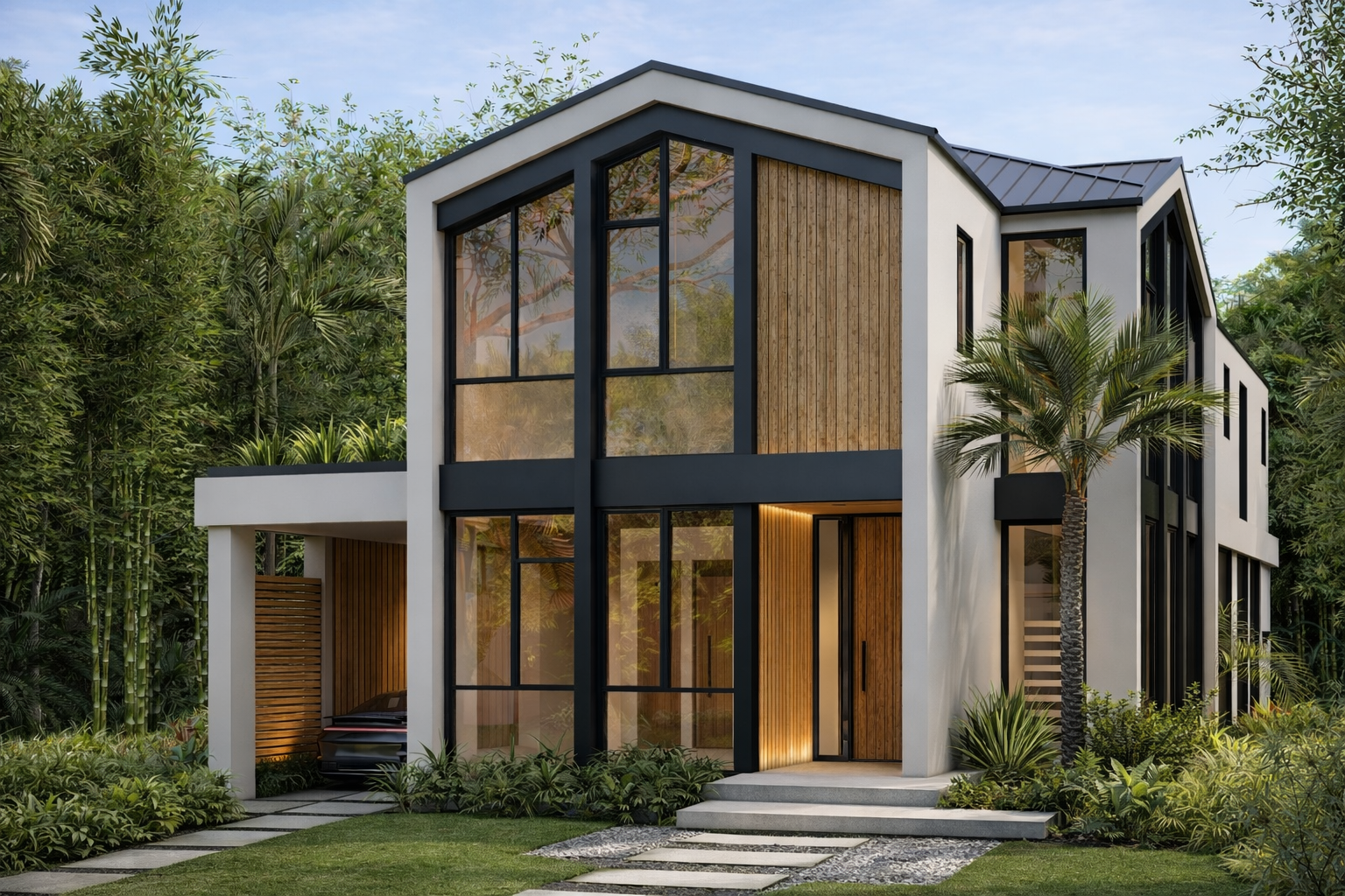 Amber Grove — front elevation