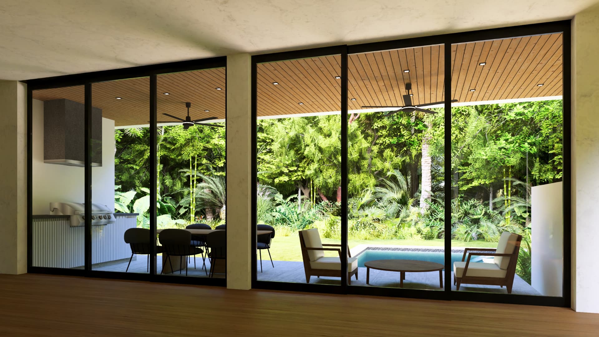 Quiet from the street. Open to the landscape. — Loggia